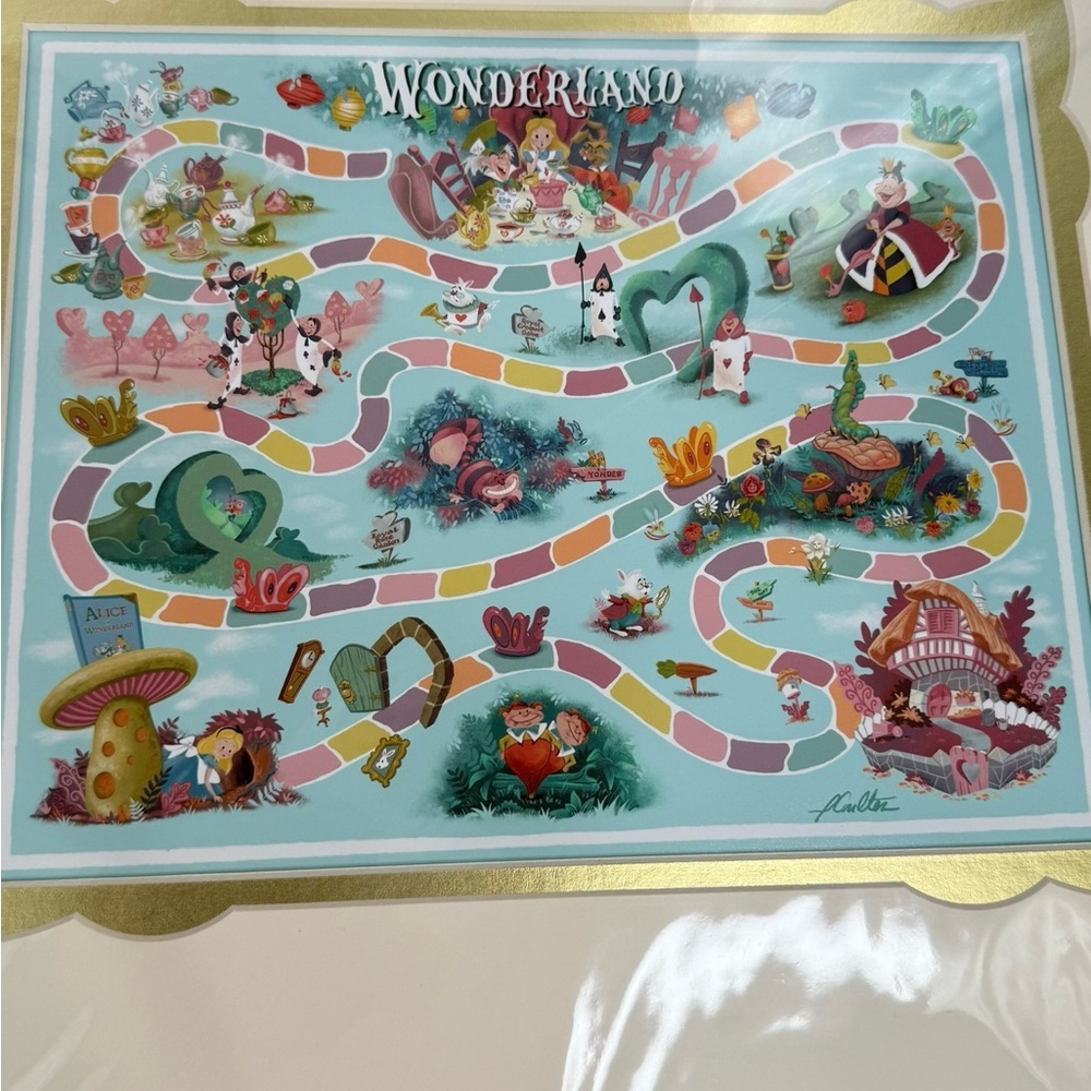 Disney Alice in Wonderland art print artist John Coulter WonderGround Gallery.